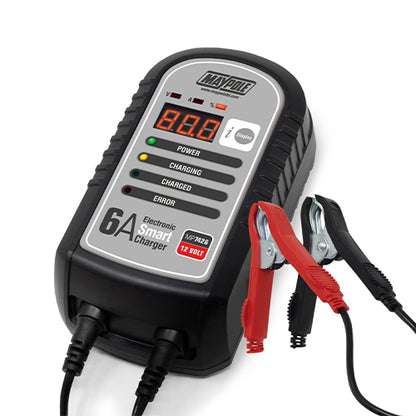 Maypole Electronic Battery Charger Smart 6A 12V Automatic Electronic Maintenance MP7426