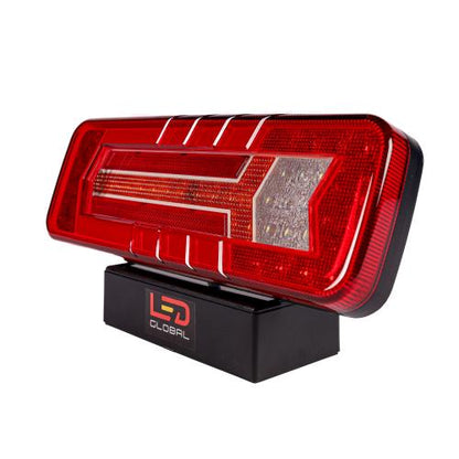 12v or 24v Led Rear Multi Function Light with Dynamic Indicator ECE & R10 Approved LED Global LG528