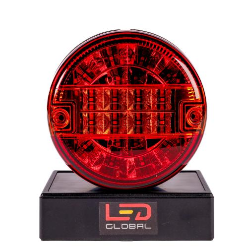 LED Burger Hamburger Combination Tail Light with Dynamic Indicator Stop, Tail, Fog, Reverse, Reflector  ECE and EMC Approved LED Global LG534