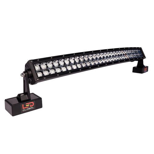 872mm Long 180 Watt LED Double Row Work Light Bar, 14,400 Lumen - LED GLOBAL LG801