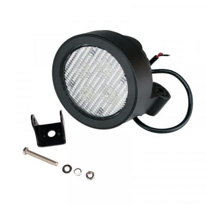 40 Watt Round LED Work Light Black 3200 Lumens Fits John Deere LED Global LG845