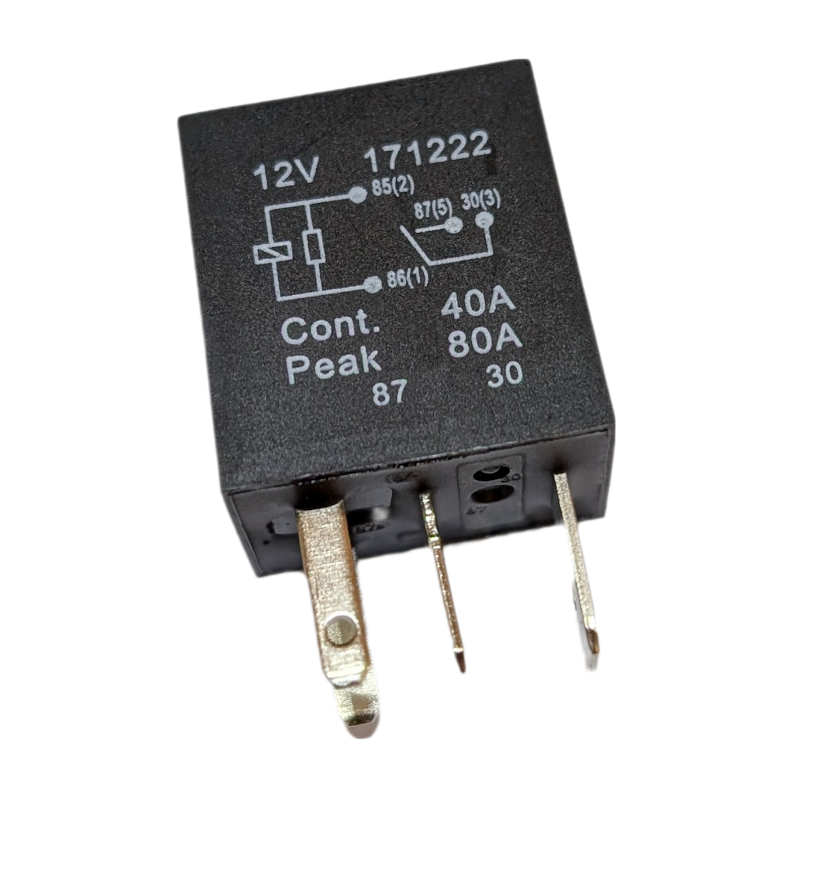 4 Pin Normally Open Relay Micro Mini 12V With Resistor Woodauto RLY1317