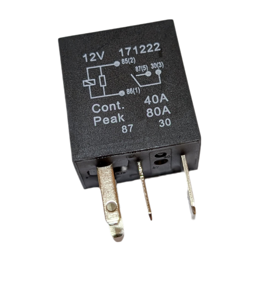 4 Pin Normally Open Relay Micro Mini 12V With Resistor Woodauto RLY1317