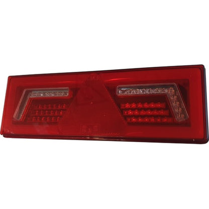 2 x 12v 24v LED REAR LAMPS RECTANGULAR WITH STOP TAIL INDICATOR FOG REVERSE LIGHTS LED GLOBAL LG522 & LG523