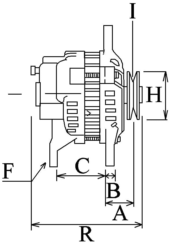 New Alternator 12v Ford New Holland Tractor 113529 - Mid-Ulster Rotating Electrics Ltd