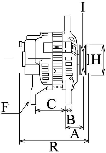 New Alternator 12v Ford New Holland Tractor 113529 - Mid-Ulster Rotating Electrics Ltd