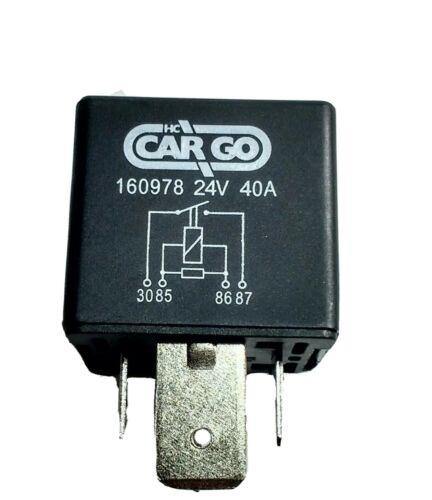 4 Pin High Performance 24 Volt Relay Heavy Duty Hd Switch 24V 40A Cargo 160978 - Mid-Ulster Rotating Electrics Ltd