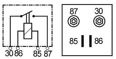 4 Pin Split Charge Relay Switch Battery High Performance 12V 100A Cargo 160477 - Mid-Ulster Rotating Electrics Ltd