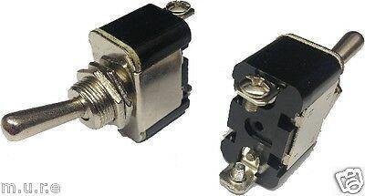 On Off Toggle Switch Flip Flick Car Dash Metal 12V 25A Heavy Duty Robinson K891 - Mid-Ulster Rotating Electrics Ltd