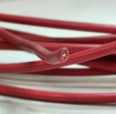 50M Reel 11 Amp Red Single Core Automarine 12V 24V Thin Wall Car Cable Wire - Mid-Ulster Rotating Electrics Ltd