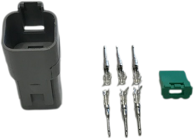 Deutsch 6 Way Plug Dt Series Male Connector Kit Mure Dt04-6P C015/W6P - Mid-Ulster Rotating Electrics Ltd