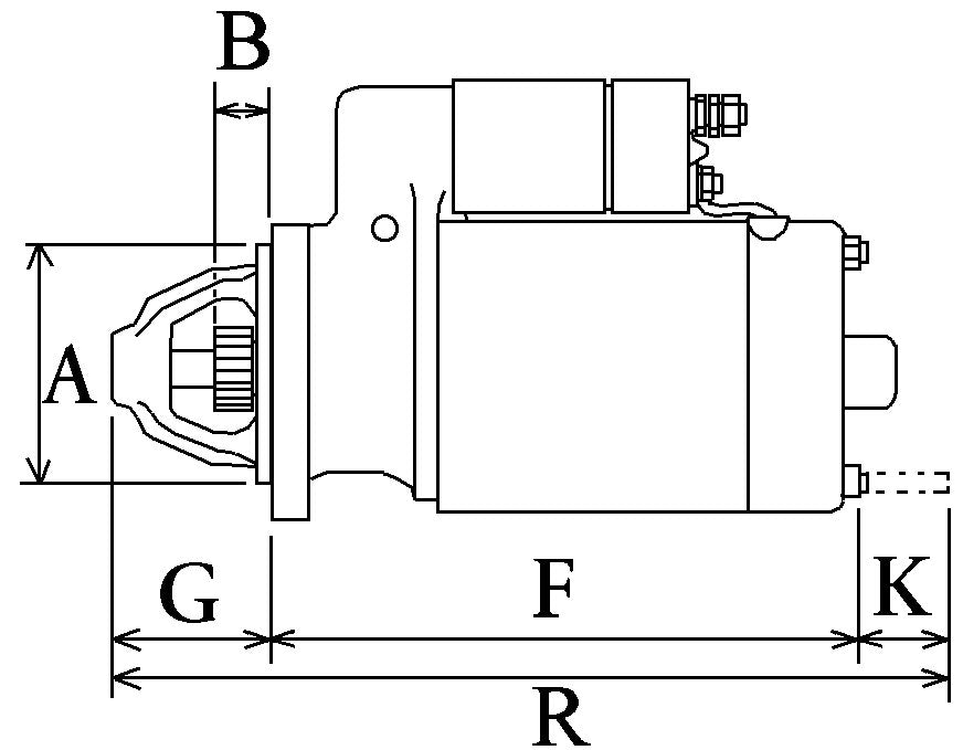 Starter motor for Peugeot, Citroen Toyota Fiat etc. 1.4HDI & 1.6HDI 113254 - Mid-Ulster Rotating Electrics Ltd