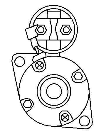 New 12v Starter Motor to fit Audi Ford Seat Skoda VW Golf Mk4 VAG 111900 - Mid-Ulster Rotating Electrics Ltd