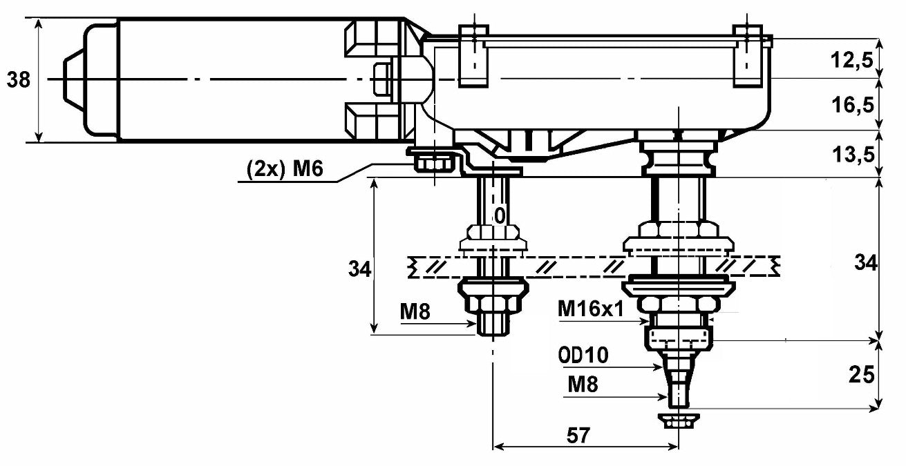 12v Window Wiper Motor with 85 Degree Wiper Angle Fits Massey Ferguson 42 Series Tractor QTP63268