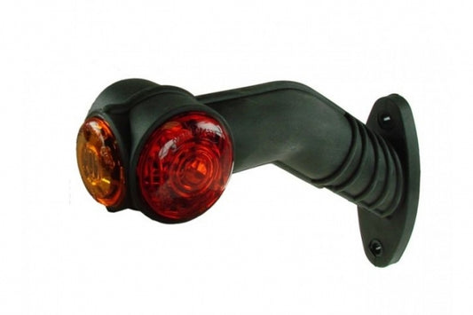 MAYPOLE 10-30V LEFT HAND LED 90° RED/WHITE/AMBER OUTLINE MARKER LAMP FOR USE ON TRAILER CARAVAN HORSEBOX ETC - MP7723BL - Mid-Ulster Rotating Electrics Ltd