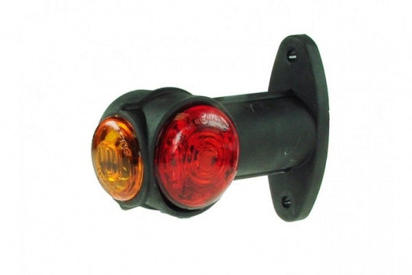 MAYPOLE 10-30V 45° LED STRAIGHT RED/WHITE/AMBER RUBBER STALK MARKER SUITABLE FOR TRAILERS CARAVANS - MP7726B - Mid-Ulster Rotating Electrics Ltd